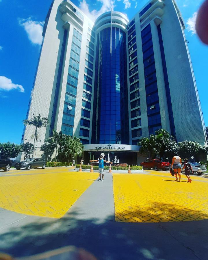 Apartamento No Tropical Executive Hotel Com Varanda, 1 Cama De Casal E 2 Camas De Solteiro Manaos Exterior foto